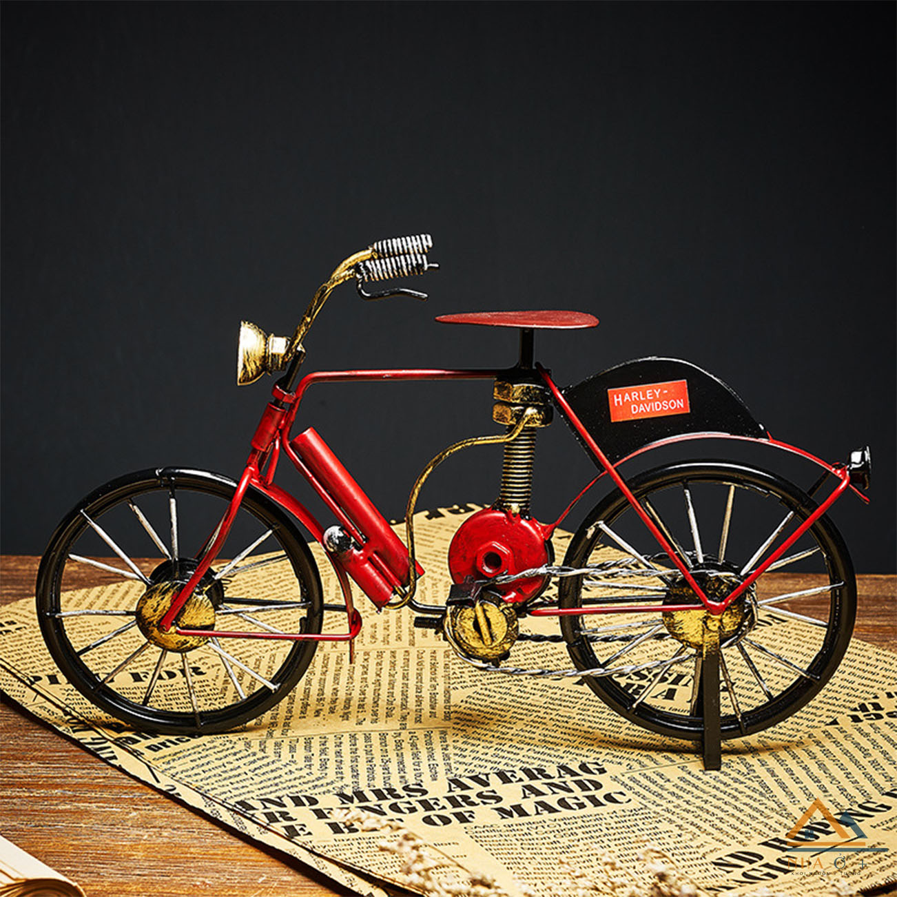 Mô hình xe đạp với pedan và xích sắt hoạt động như thật  GadgetVN