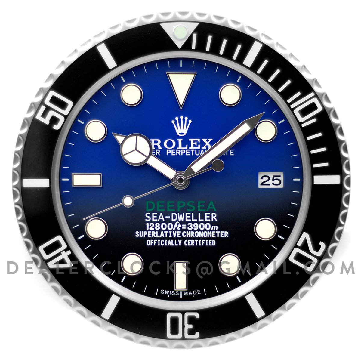 Đồng Hồ Treo Tường Rolex - Sea-Dweller Deepsea D-Blue RL12 | DÉCOR ...